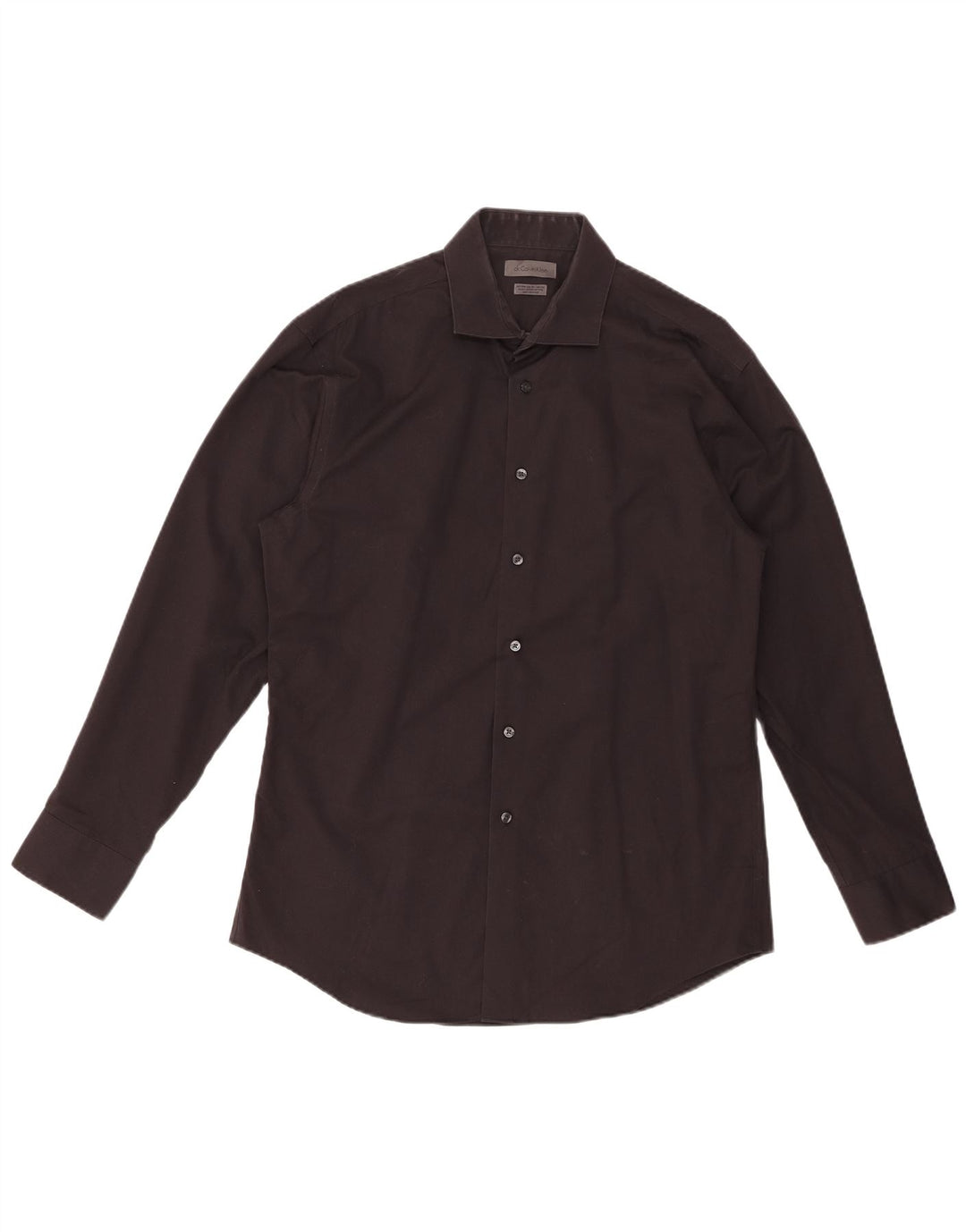 CALVIN KLEIN Herre Extra Slim Fit skjorte str. 16 Large Sort