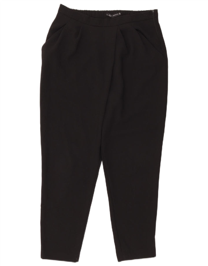 Zara Dame tilspidsede Casual Bukser Medium W30 L27 Sort