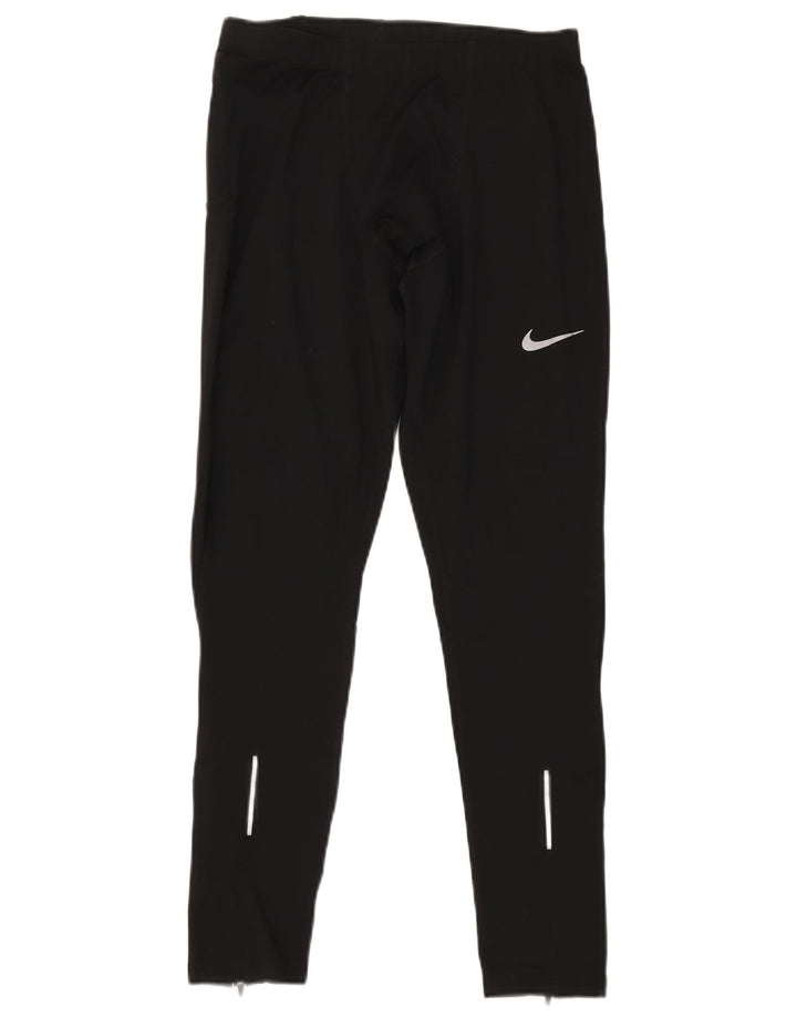 Nike Dame Dri Fit Leggings UK 18 XL Sort Polyester