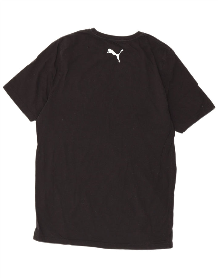 Puma Herre T-Shirt Top Stor Sort Bomuld