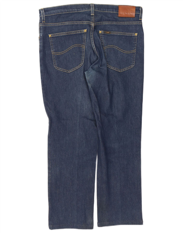 Lee Straight Jeans til mænd W36 L27 Blå