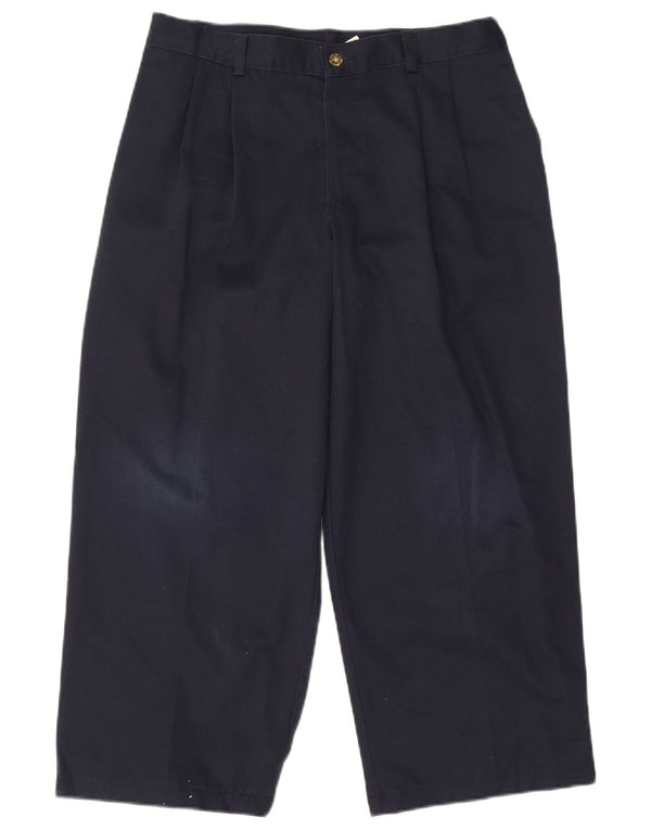 Izod Boys Husky Cropped Bukser 15-16 år W32 L24 Marineblå Bomuld