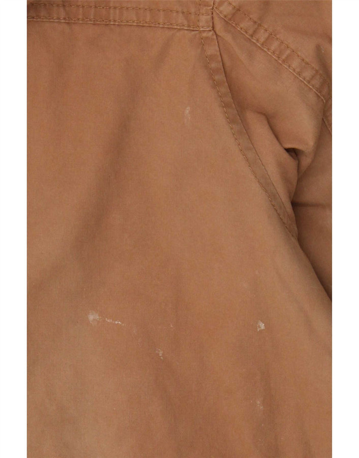 Fat Face Dame Hooded Parka Jacket UK 12 Medium Beige