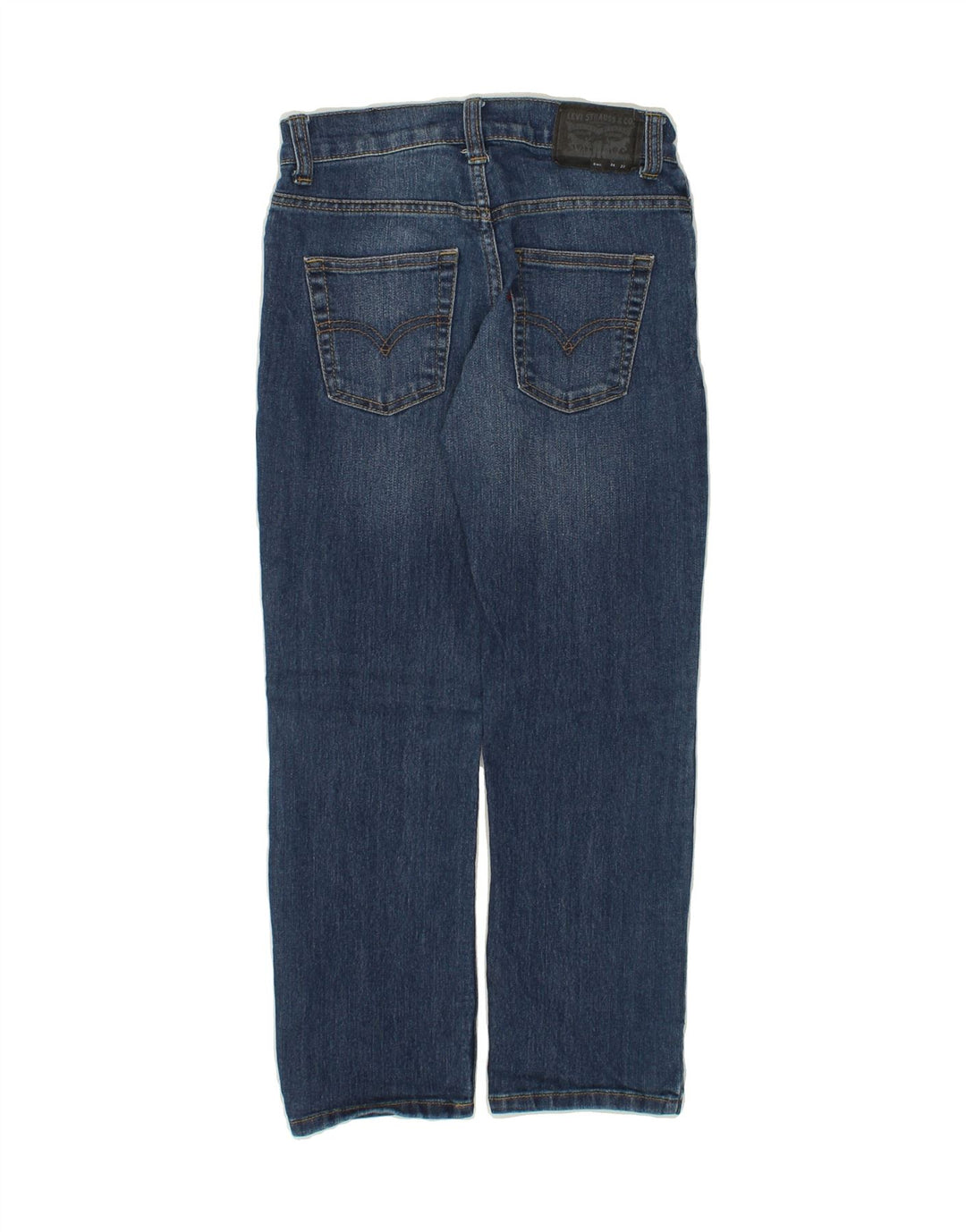 LEVI'S Boys 511 Slim Jeans 7-8 Years W24 L22 Navy Blue Cotton Vintage Levi's and Second-Hand Levi's from Messina Hembry 