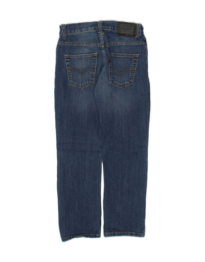 LEVI'S Boys 511 Slim Jeans 7-8 Years W24 L22 Navy Blue Cotton Vintage Levi's and Second-Hand Levi's from Messina Hembry 