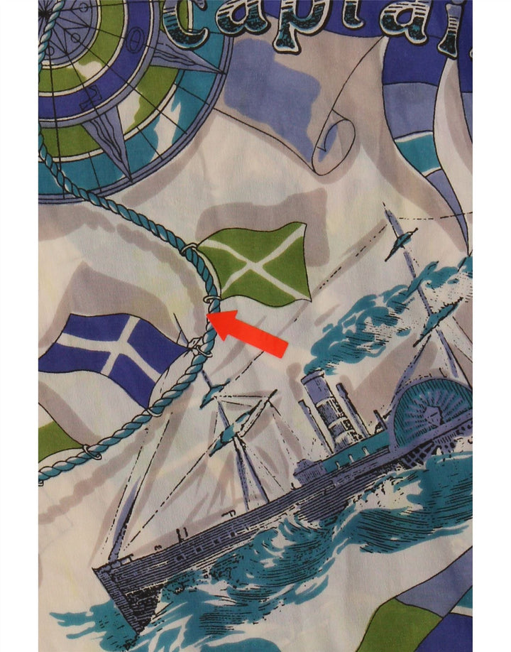 VINTAGE Womens Oversized Blouse Top UK 16 Large Multicoloured Vintage Vintage and Second-Hand Vintage from Messina Hembry 