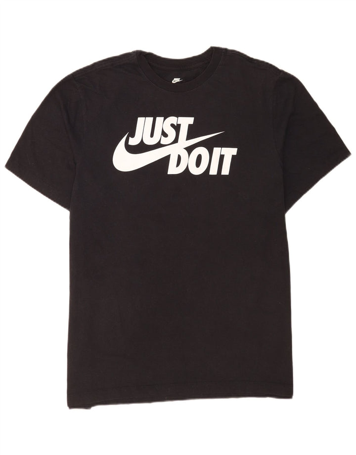 Nike grafisk T-shirt top til mænd, stor sort