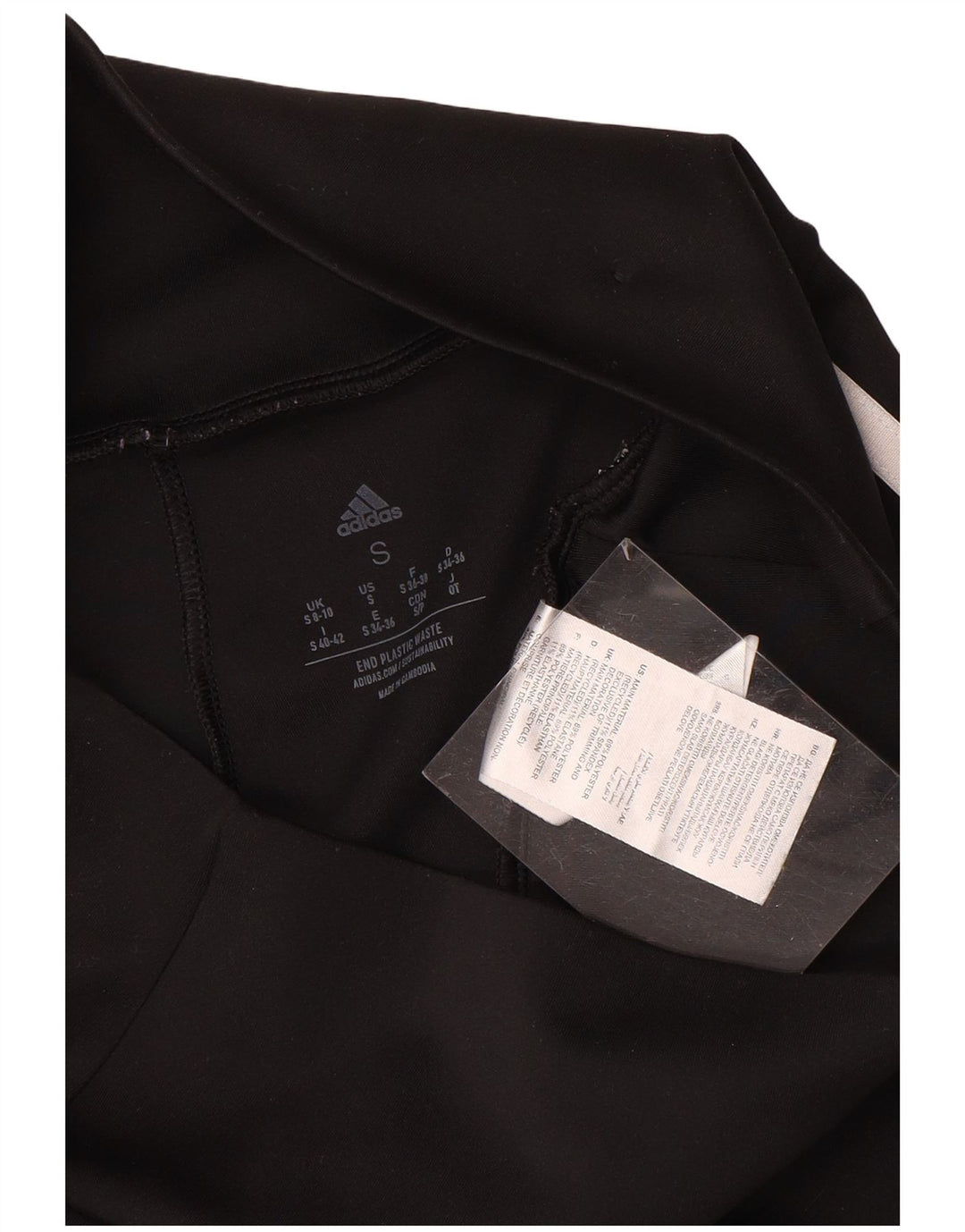 Adidas Aeroready Leggings til kvinder UK 8/10 Small Black Polyester