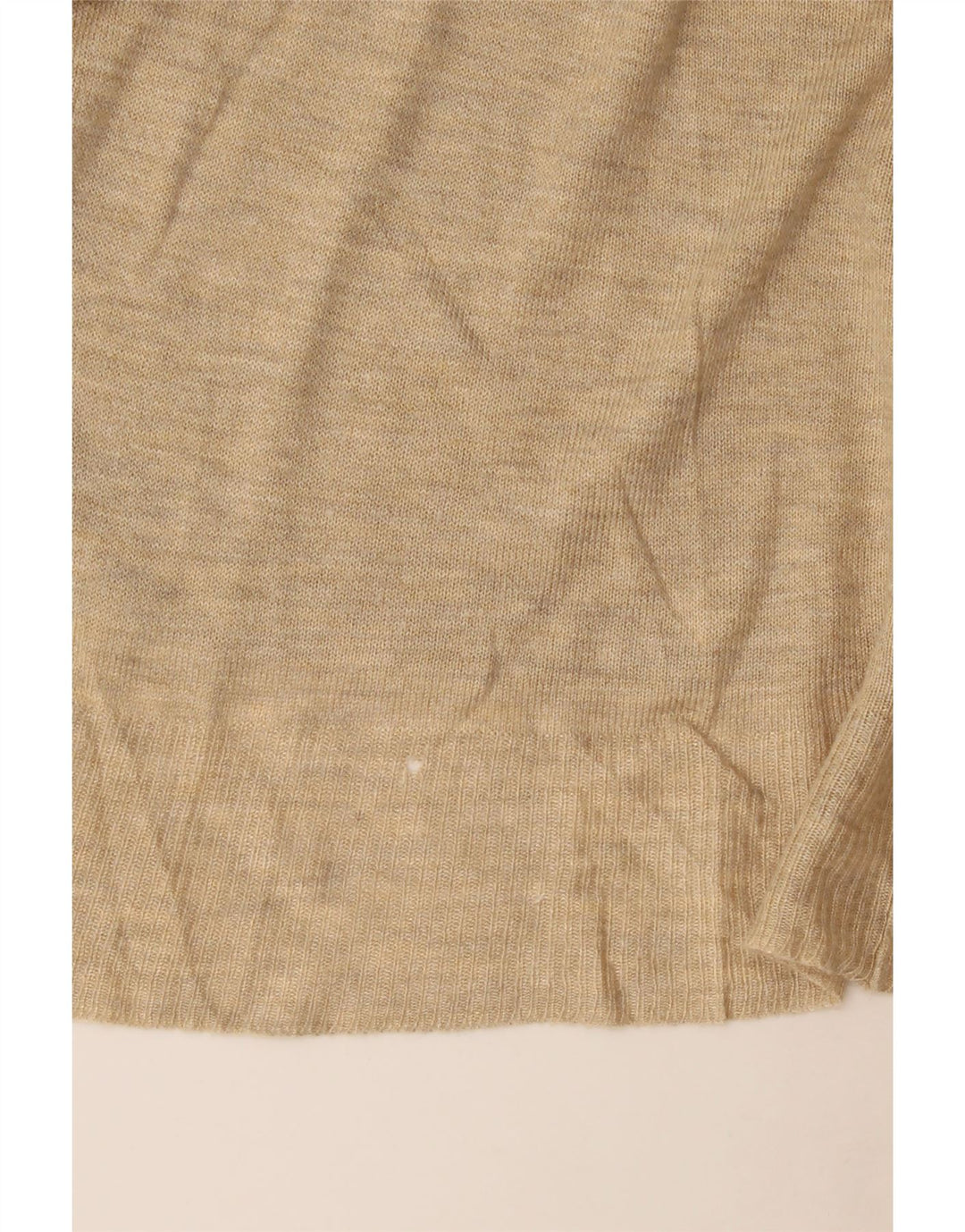 Zara Dame Oversized Boat Neck Jumper Sweater UK 10 Small Beige