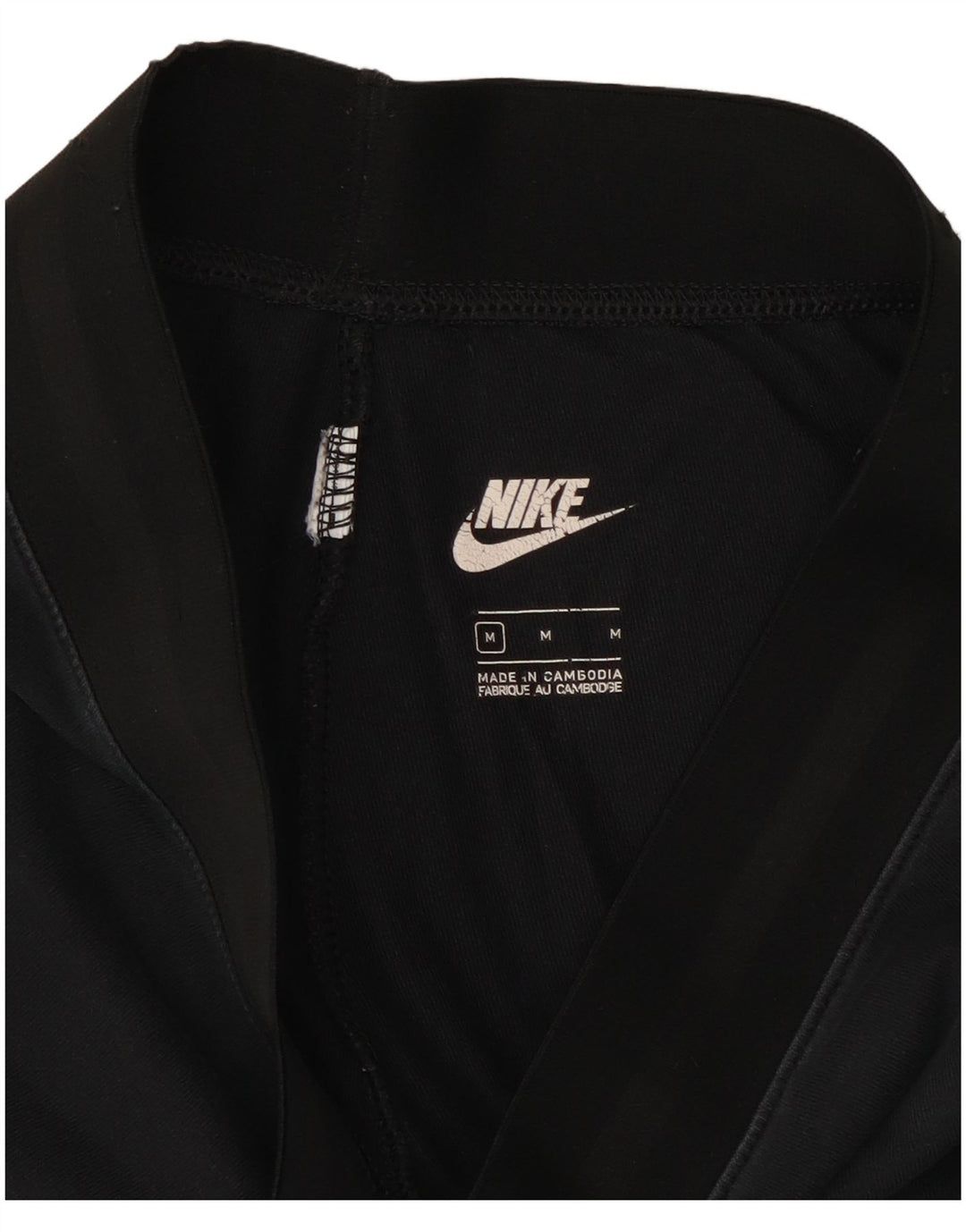 Nike Dame Grafiske Leggings UK 12 Medium Sort
