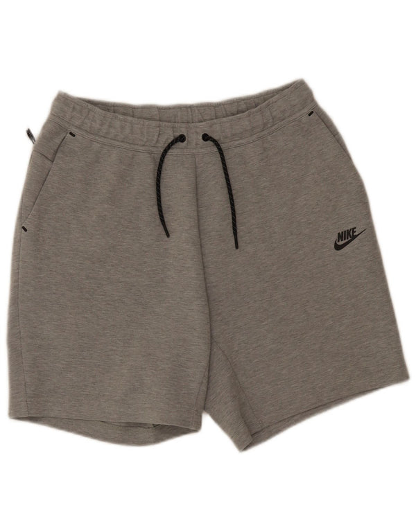 Nike Sportshorts til mænd, mellemgrå flækket bomuld