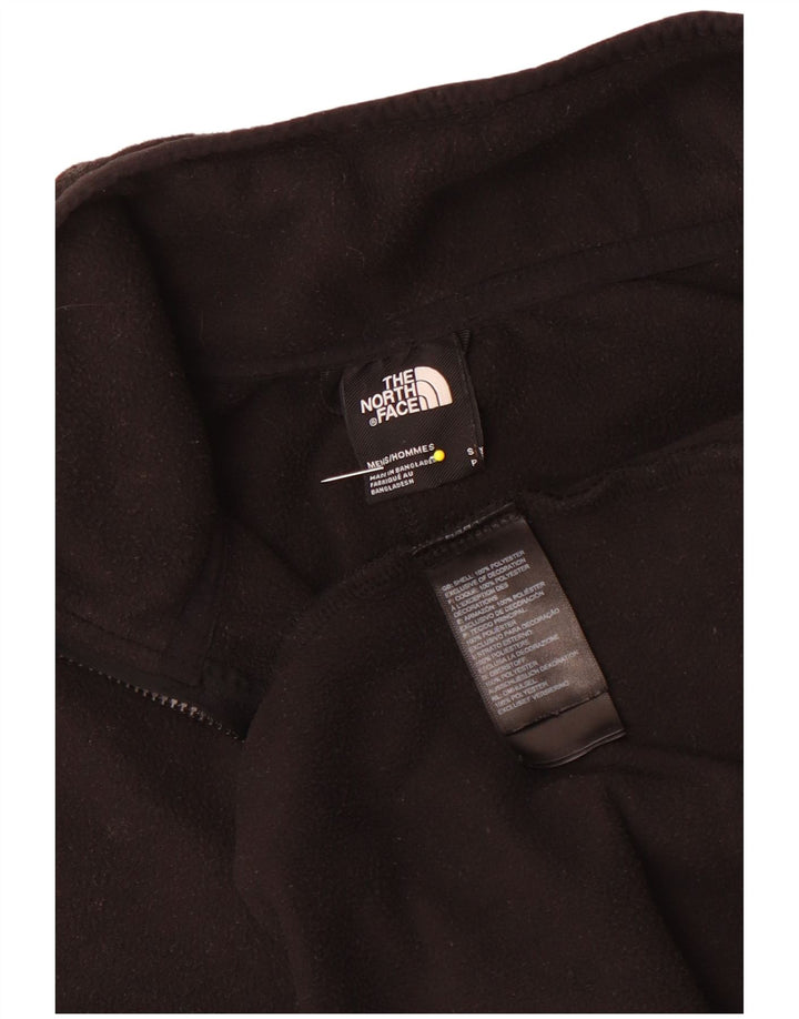 The North Face herre lynlås hals fleece jumper lille sort polyester