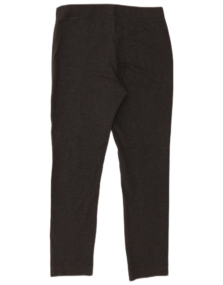 Marks & Spencer Womens Crop Leggings UK 12 Medium Grey Viscose