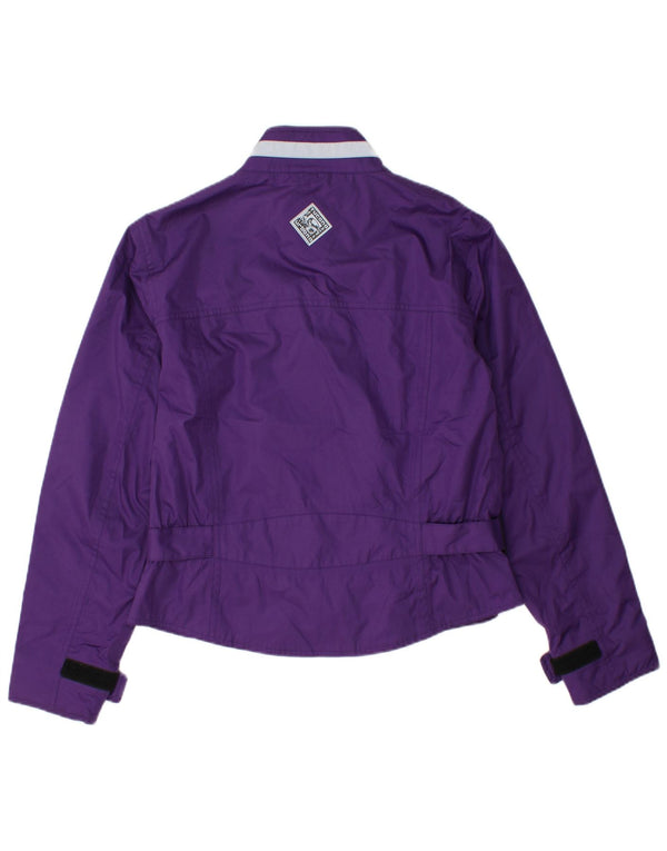 Tucano Urbano Womens Utility Jacket UK 14 Medium Purple Polyester