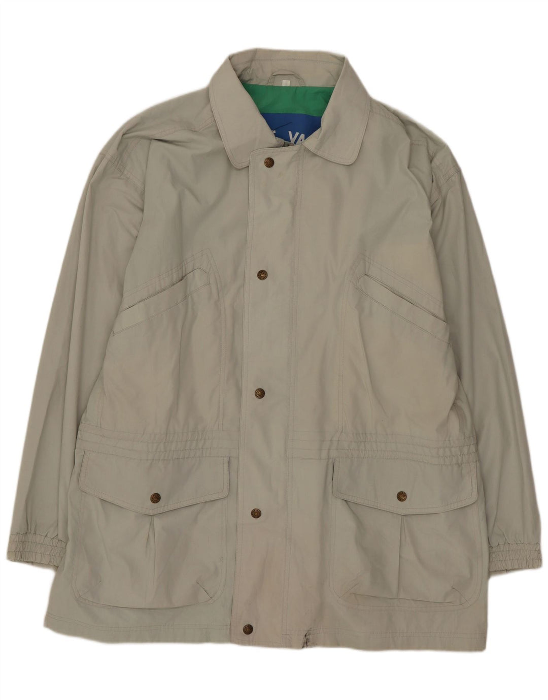 VINTAGE Herre Utility Jacket UK 40 Large Beige