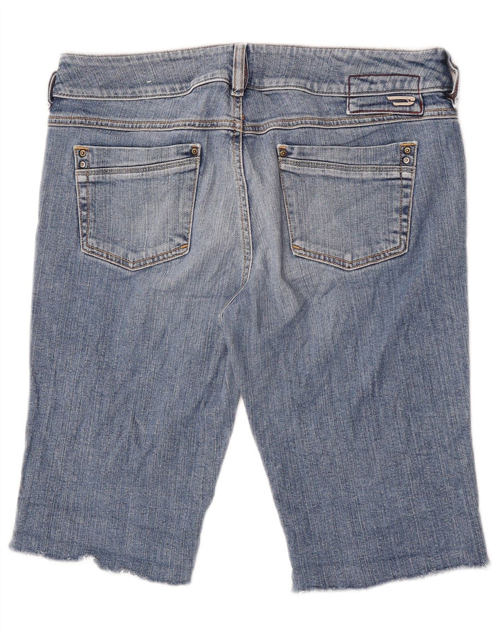 Diesel Dame denim Shorts W32 Large Blue Bomuld