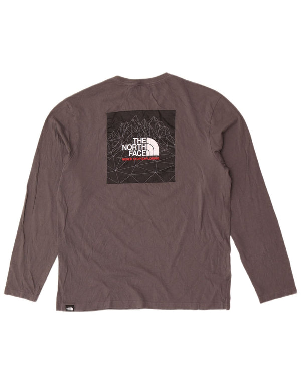 The North Face Herre Grafisk Top Langærmet Mellemgrå