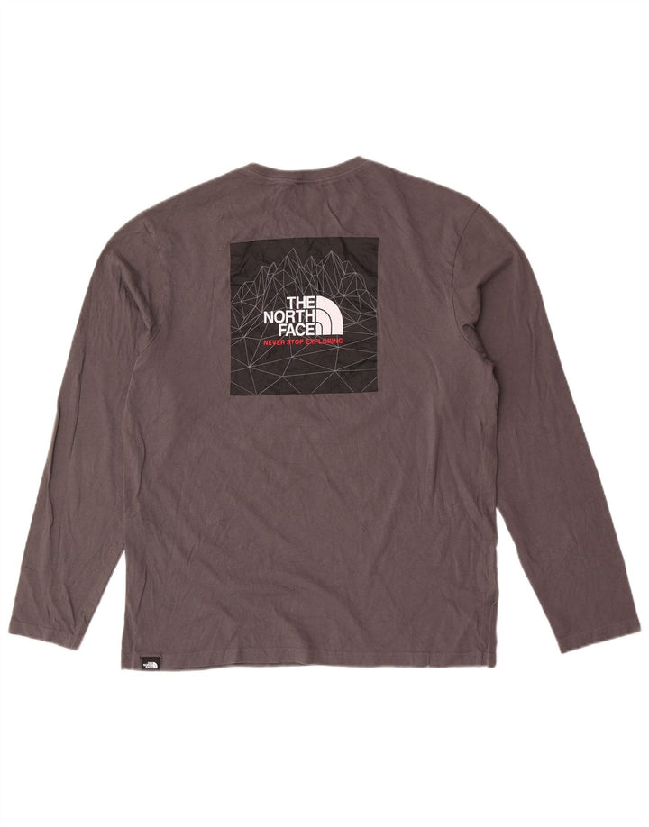 The North Face Herre Grafisk Top Langærmet Mellemgrå