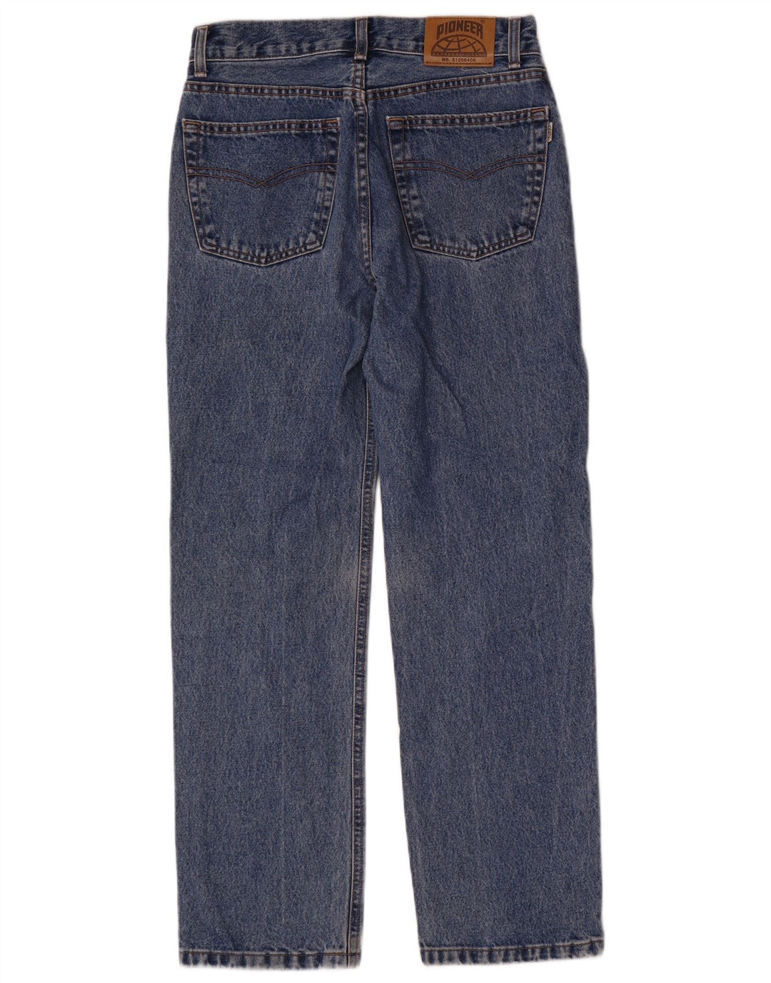 Pioneer lige jeans til kvinder W31 L30 blå bomuld