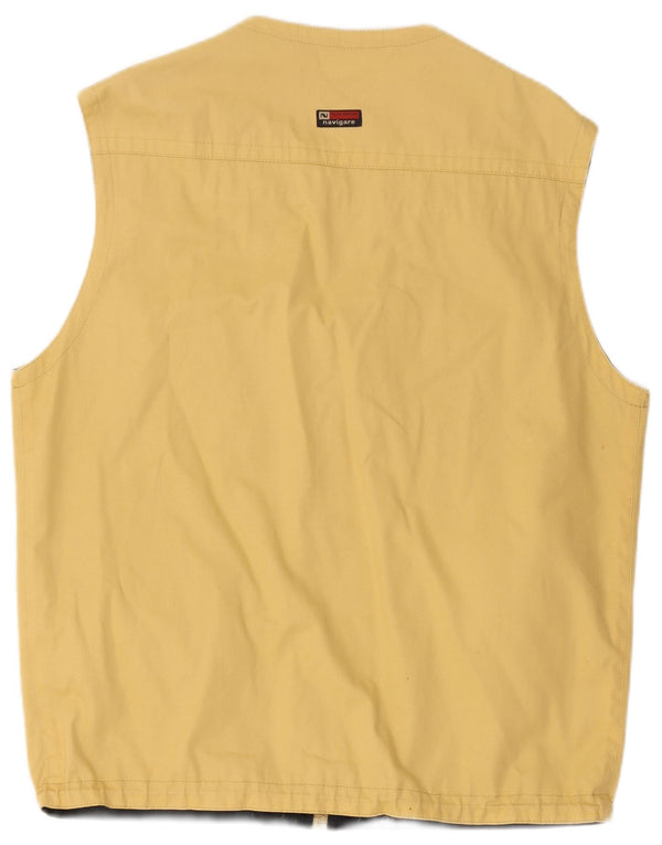 Navigare Herre Utility Gilet UK 38 Medium Gul
