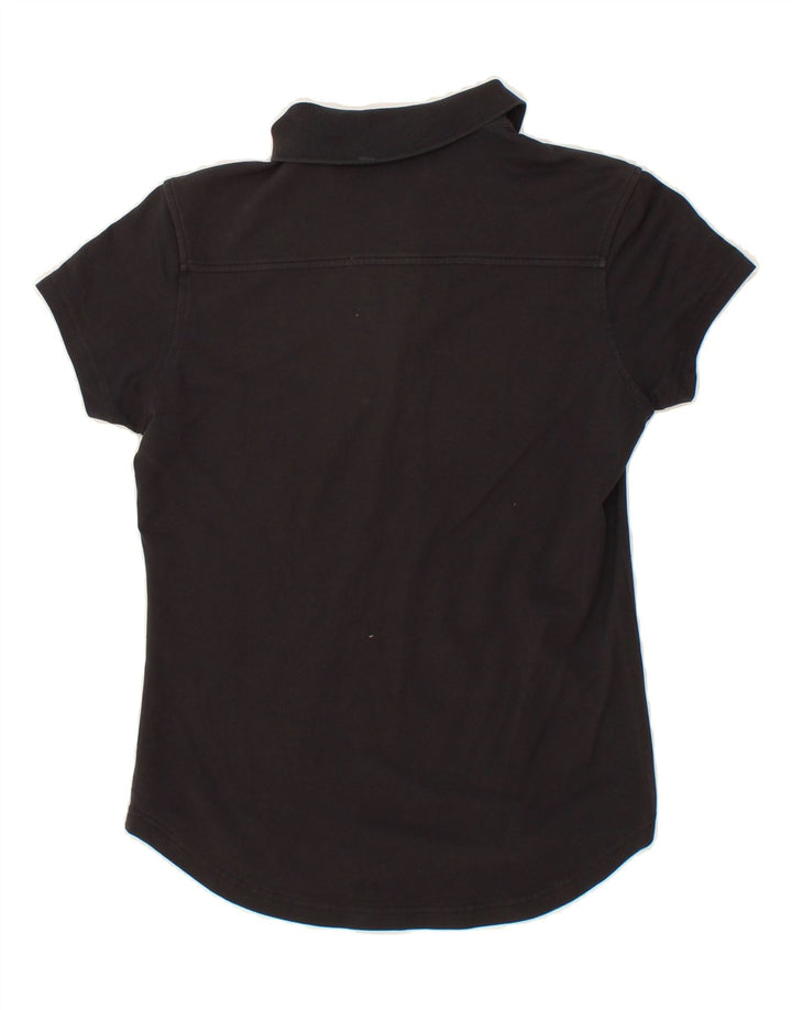 FILA Womens Polo Shirt UK 14 Large Black Vintage Fila and Second-Hand Fila from Messina Hembry 