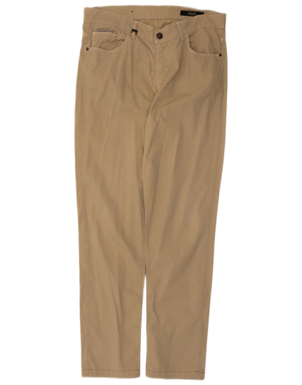 Liu Jo Straight Casual Bukser til mænd W36 L32 Beige