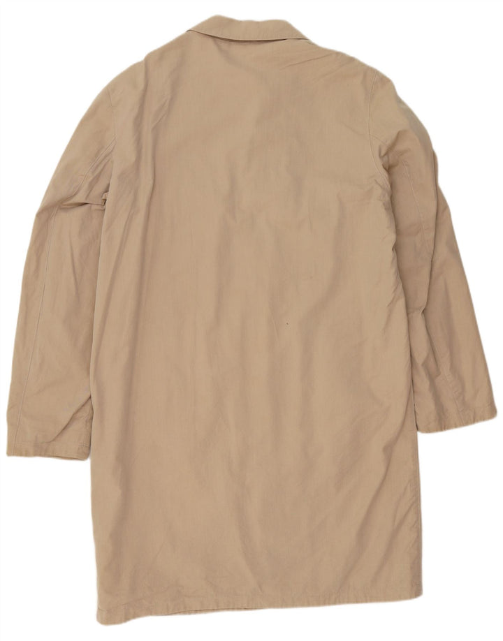 Hugo Boss Herre Overfrakke UK 42 XL Beige Bomuld