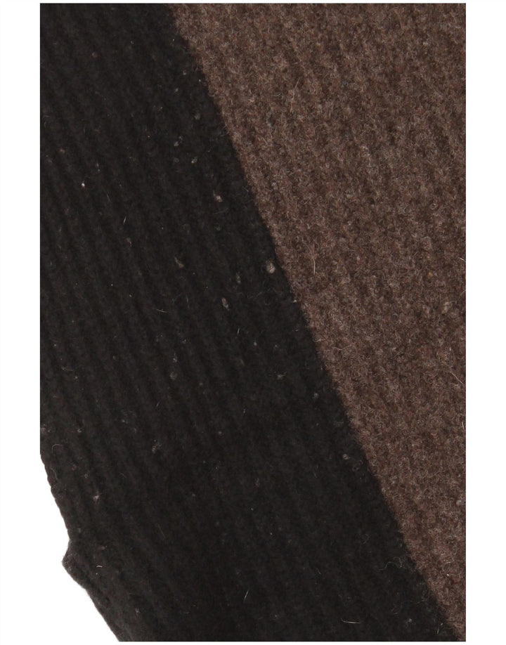 Jigsaw Dame Poncho Jumper One Size Grå Colourblock Uld