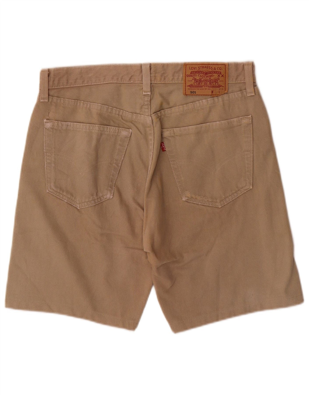 LEVI'S Herre 501 denimshorts W32 Medium Beige Bomuld