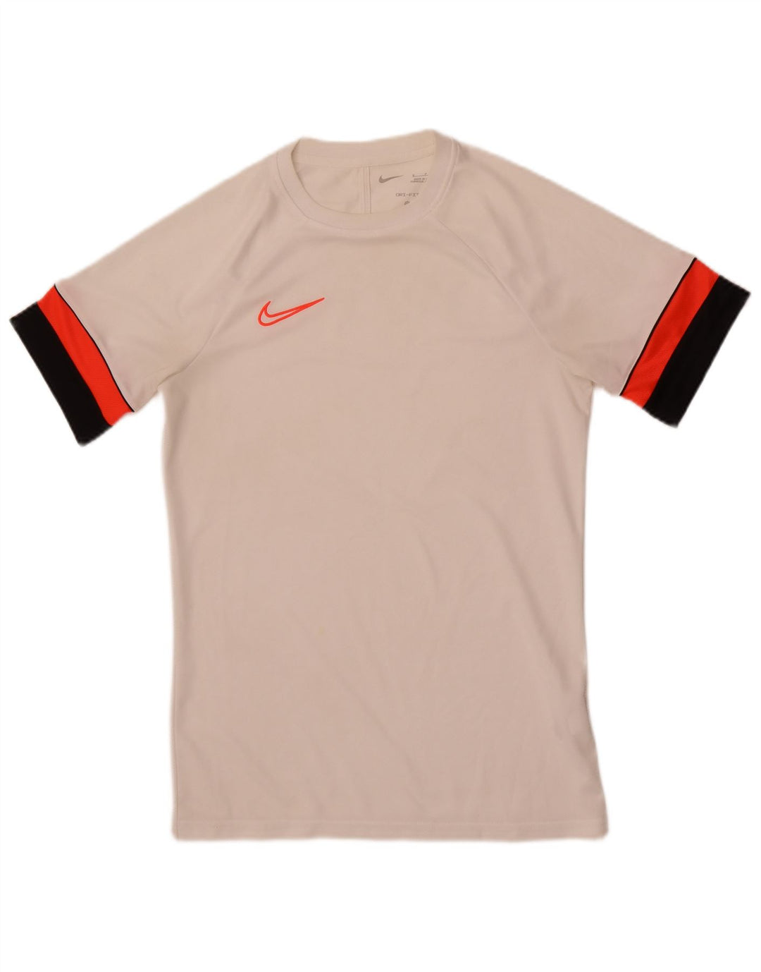 Nike Herre Dri Fit T-shirt Top Lille hvid Colourblock Polyester