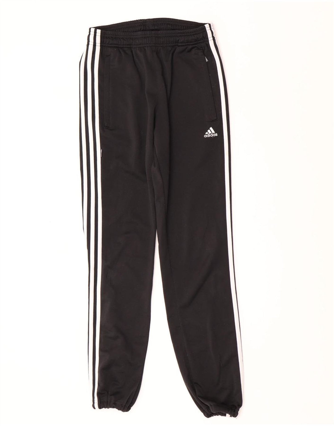 Adidas Drenge Træningsdragt Bukser Joggers 15-16 År Sort Polyester