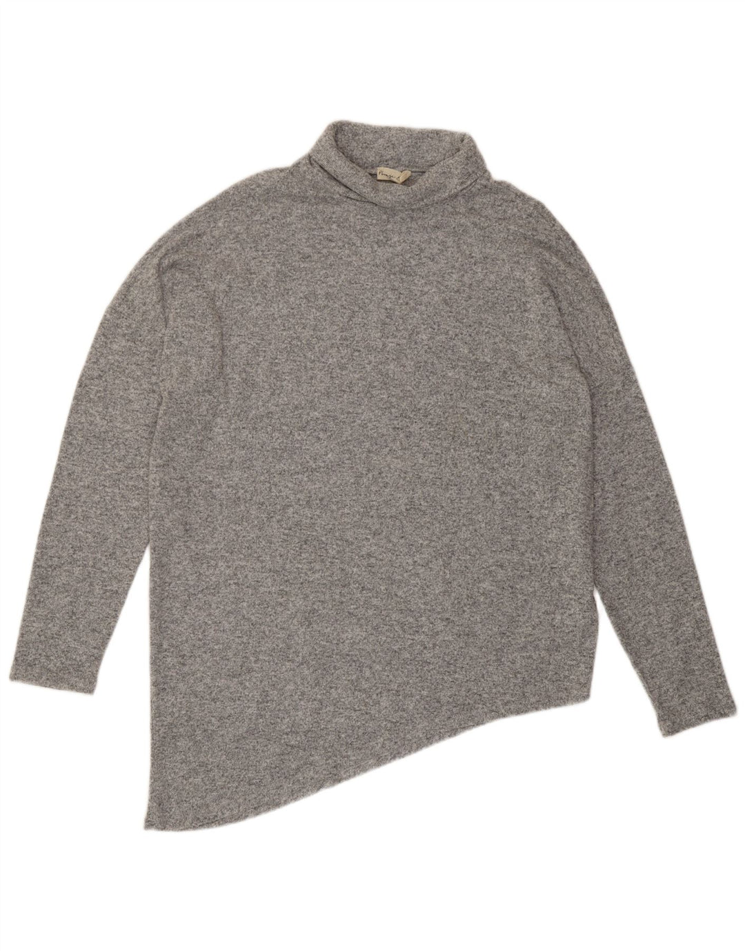 Phase Eight Dame Roll Neck Jumper Sweater UK 18 XL Grå Viscose
