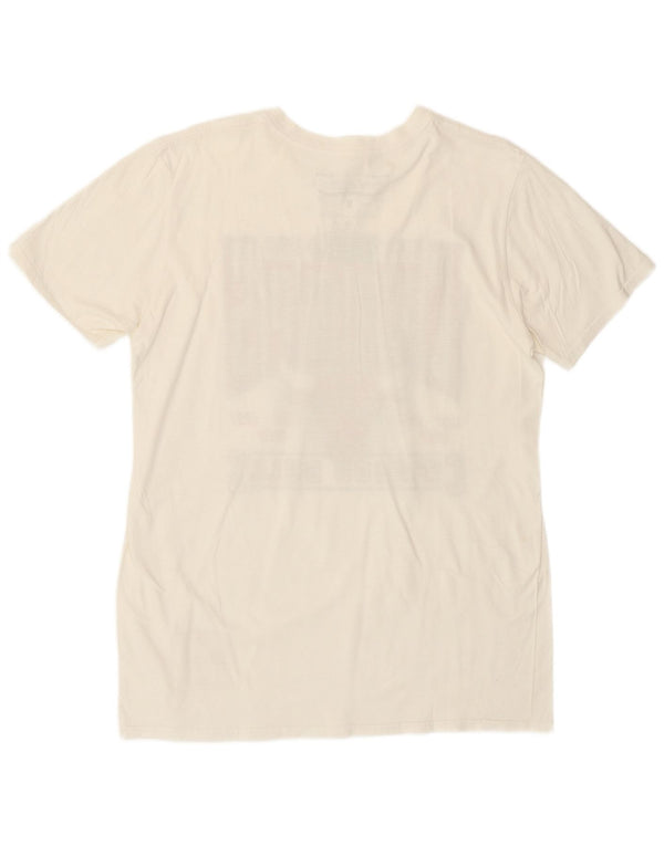 MITCHELL & NESS Herre Chicago Bulls Grafisk T-shirt Top Medium Off White