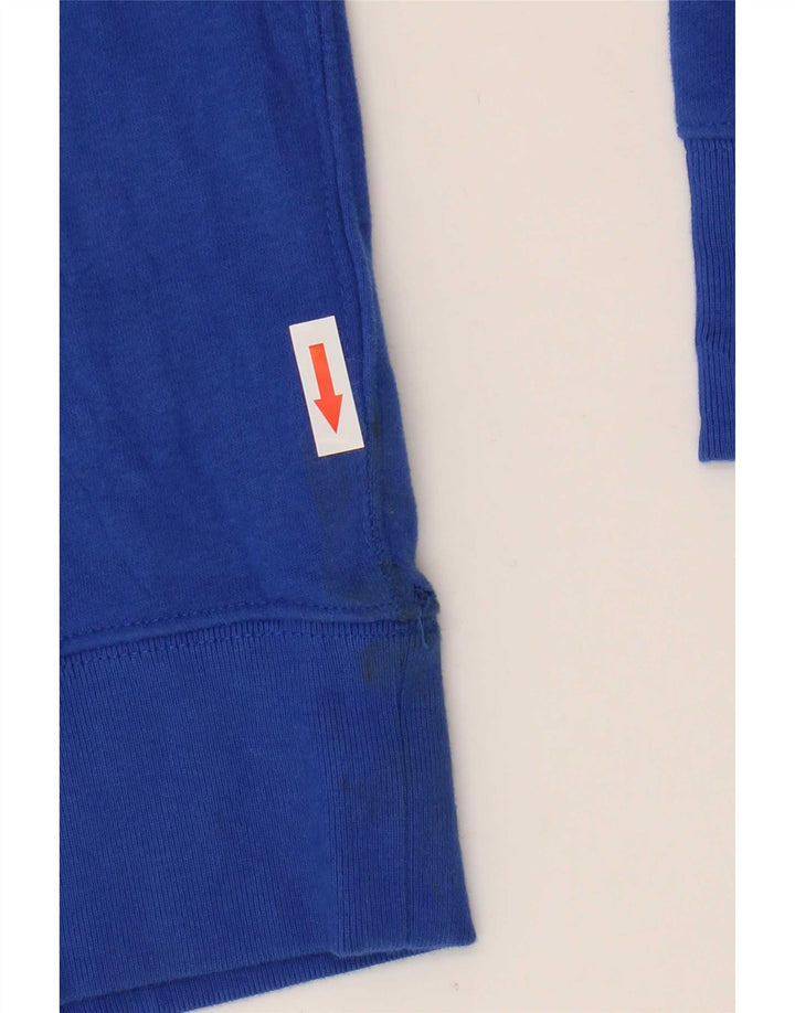 Gap Womens Grafisk Sweatshirt Jumper UK 14 Medium Blue Cotton