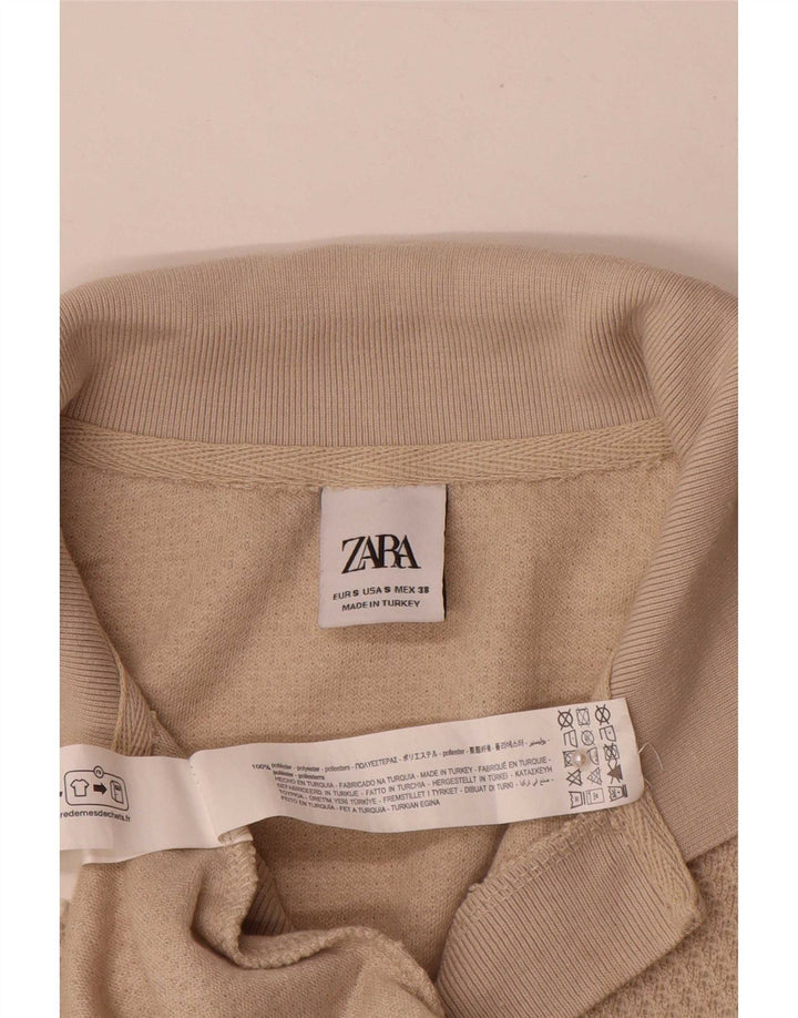 Zara Kortærmet Herreskjorte Lille Beige