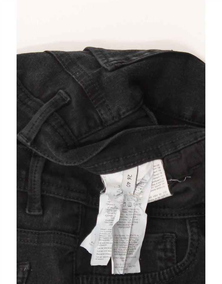 Trussardi Lige Jeans til kvinder W26 L28 Sort