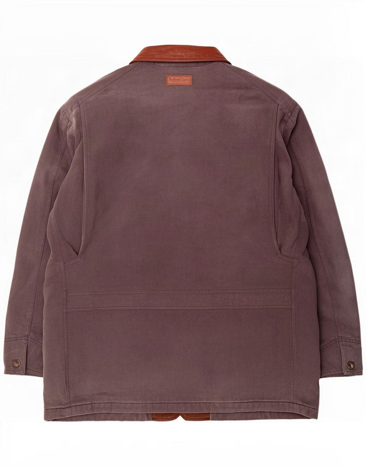 Marlboro Classics Herre Utility Jacket UK 40 Large Grey Cotton