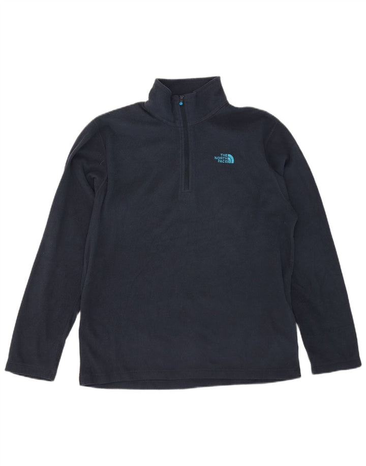 THE NORTH FACE Fleecetrøje med lynlås til mænd mellem marineblå polyester