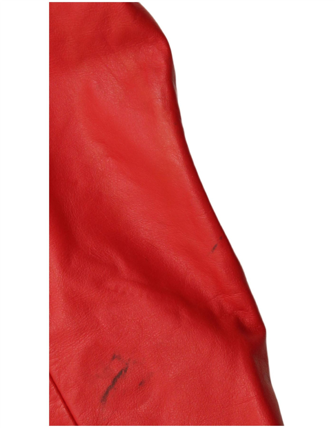 Vintage dame læder racerjakke EU 40 Medium rødt læder