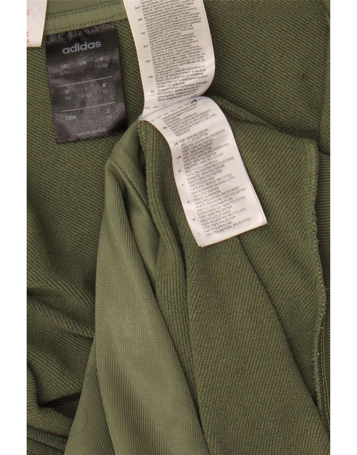 ADIDAS drenge grafisk træningsdragt topjakke 14-15 år grøn polyester