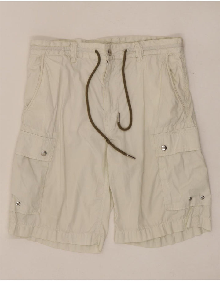 Diesel Herre Cargo Shorts W30 Medium Off White Bomuld