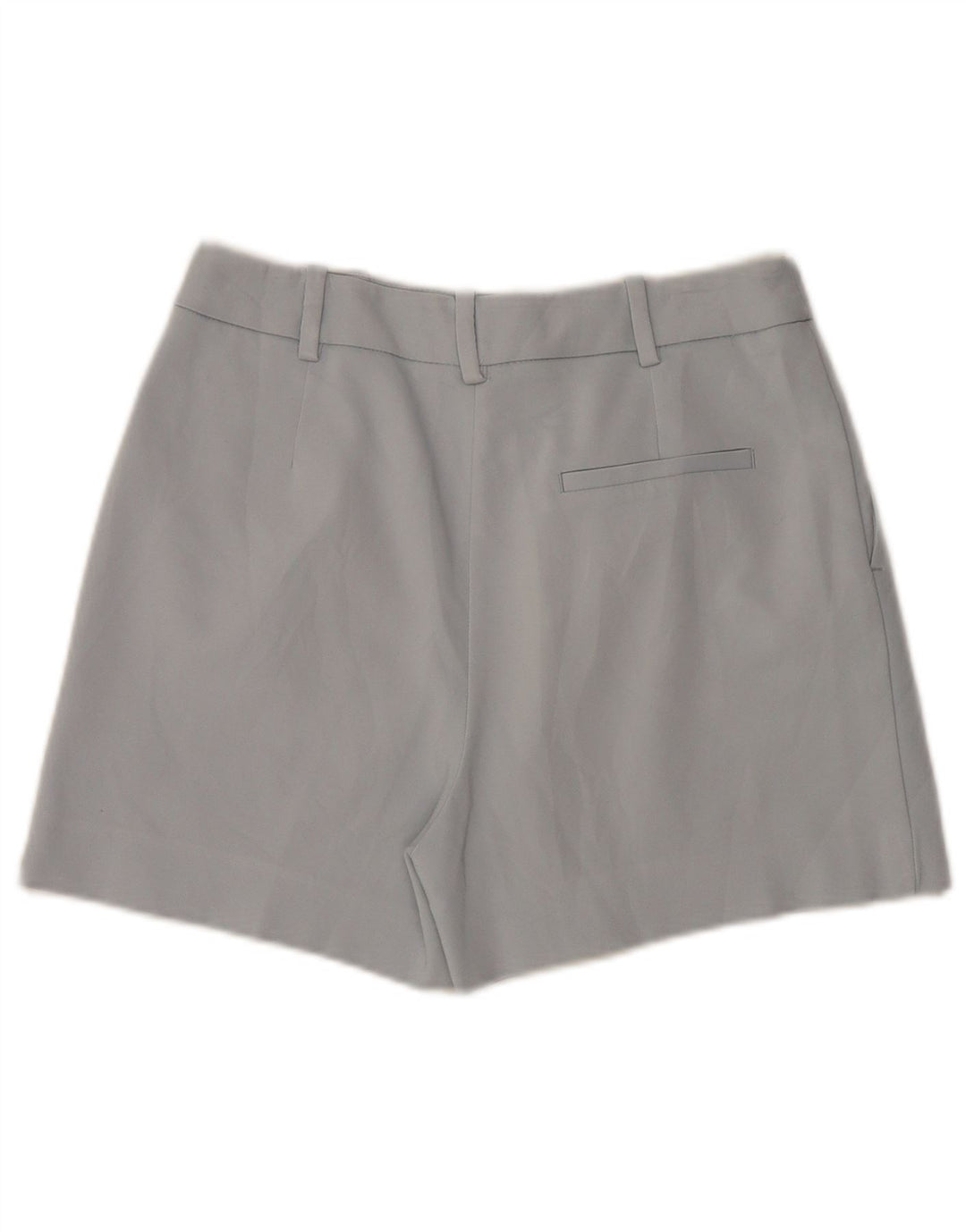 Zara kvinders højtaljede chinoshorts Medium W28 blå bomuld