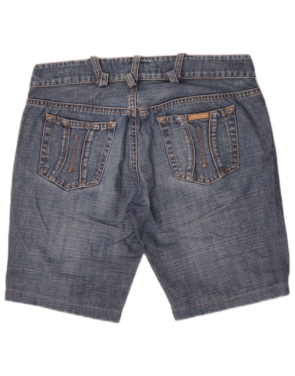 Fornarina Womens Denim Shorts W30 Medium Blue Cotton