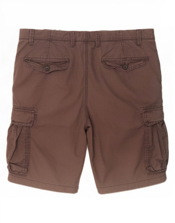 Marks & Spencer Herre Cargo Shorts W36 Large Grå Bomuld