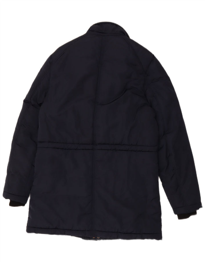 Guess Polstret frakke til mænd UK 40 Large Navy Blue Polyester