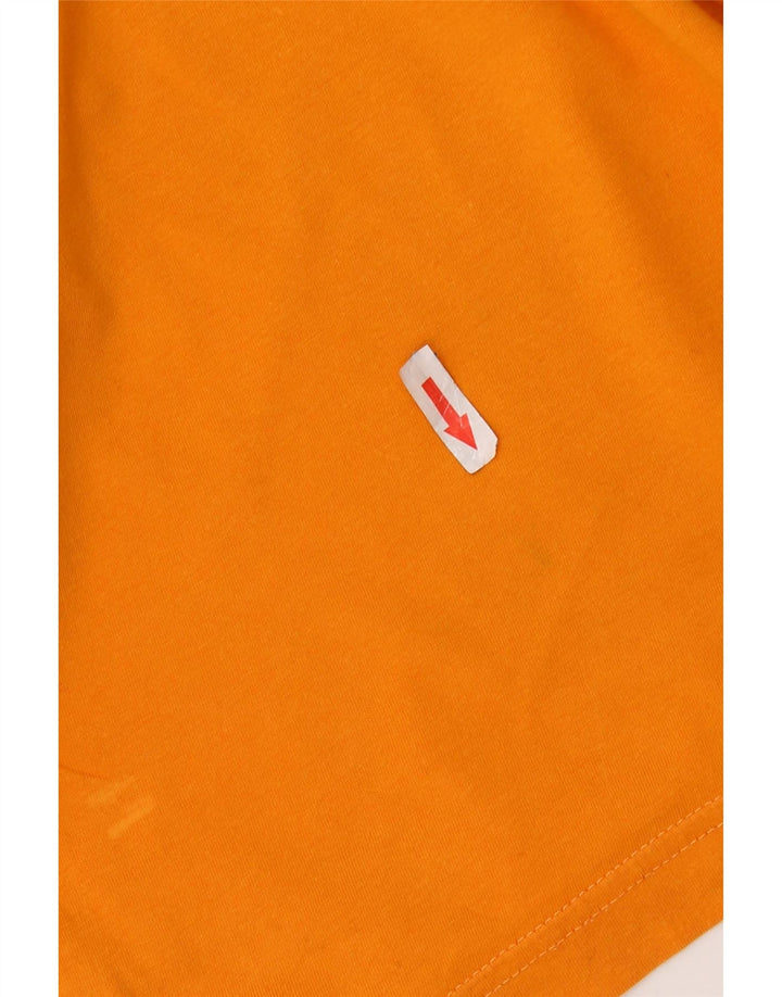 DIADORA Herre Grafisk T-Shirt Top Stor Orange Bomuld