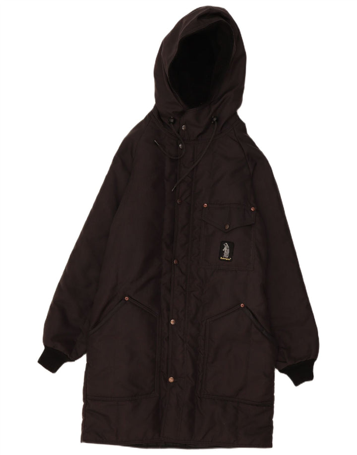 Refrigue Herre Hooded Padded Coat UK 38 Medium Black