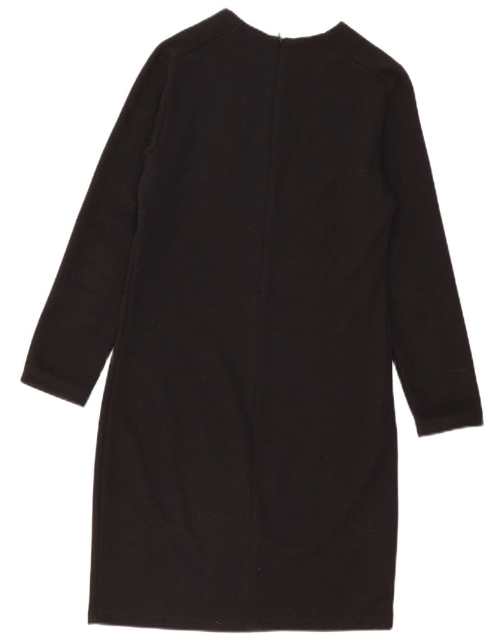 Zara Dame Jumper Dress UK 14 Large Black