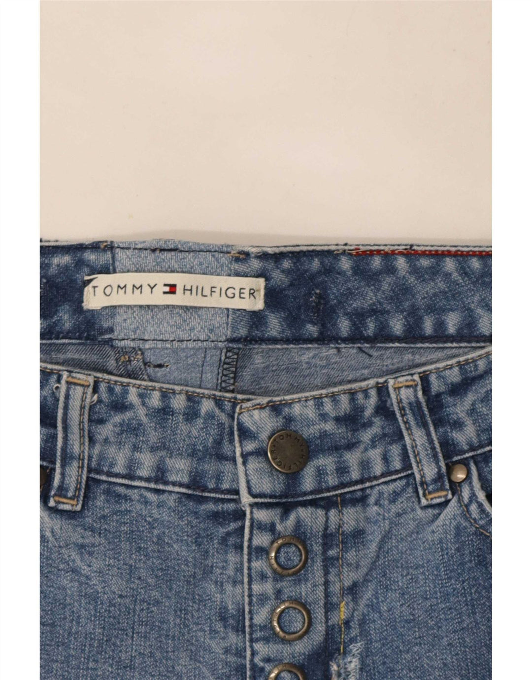 Tommy Hilfiger Dame Bootcut Jeans W30 L31 Blå