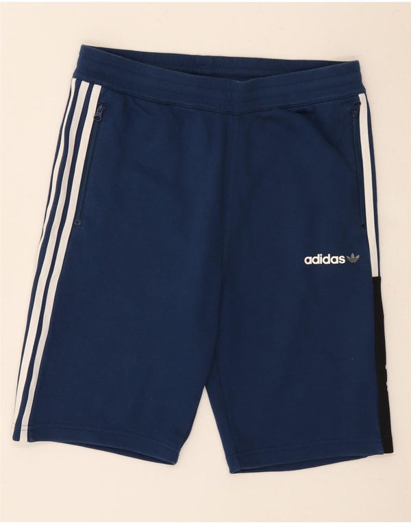 Adidas drenge sportsshorts 13-14 år marineblå bomuld